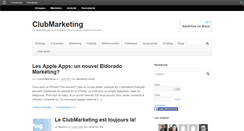 Desktop Screenshot of clubmarketing.fr